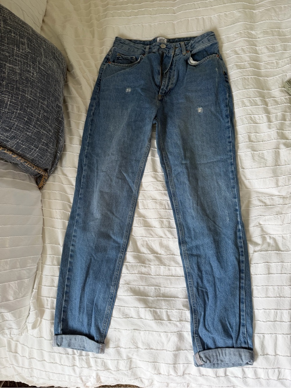 BDG Light Blue Denim High-Rise Mom Jeans
